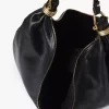 Büyük Bilezikli Hobo Çanta, deriden yapılmış Büyük Bilezikli Hobo Çanta, deriden yapılmış