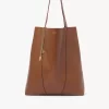Büyük Chloé Spin deri tote çanta Büyük Chloé Spin deri tote çanta