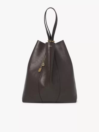 Büyük Chloé Spin deri tote çanta