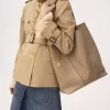 Büyük Chloé Spin deri tote çanta Büyük Chloé Spin deri tote çanta