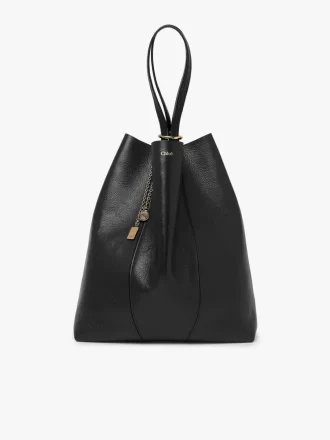 Büyük Chloé Spin deri tote çanta