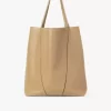 Büyük Chloé Spin deri tote çanta Büyük Chloé Spin deri tote çanta