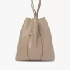 Büyük Chloé Spin deri tote çanta Büyük Chloé Spin deri tote çanta