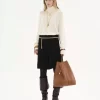 Büyük Chloé Spin deri tote çanta Büyük Chloé Spin deri tote çanta