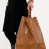 Büyük Chloé Spin deri tote çanta Büyük Chloé Spin deri tote çanta