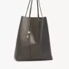 Büyük Chloé Spin deri tote çanta Büyük Chloé Spin deri tote çanta