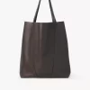 Büyük Chloé Spin deri tote çanta Büyük Chloé Spin deri tote çanta