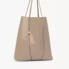 Büyük Chloé Spin deri tote çanta Büyük Chloé Spin deri tote çanta