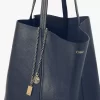 Büyük Chloé Spin deri tote çanta Büyük Chloé Spin deri tote çanta