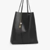 Büyük Chloé Spin deri tote çanta Büyük Chloé Spin deri tote çanta