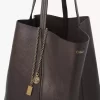 Büyük Chloé Spin deri tote çanta Büyük Chloé Spin deri tote çanta