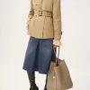 Büyük Chloé Spin deri tote çanta Büyük Chloé Spin deri tote çanta