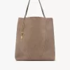 Büyük Chloé Spin süet deri tote çanta Büyük Chloé Spin süet deri tote çanta