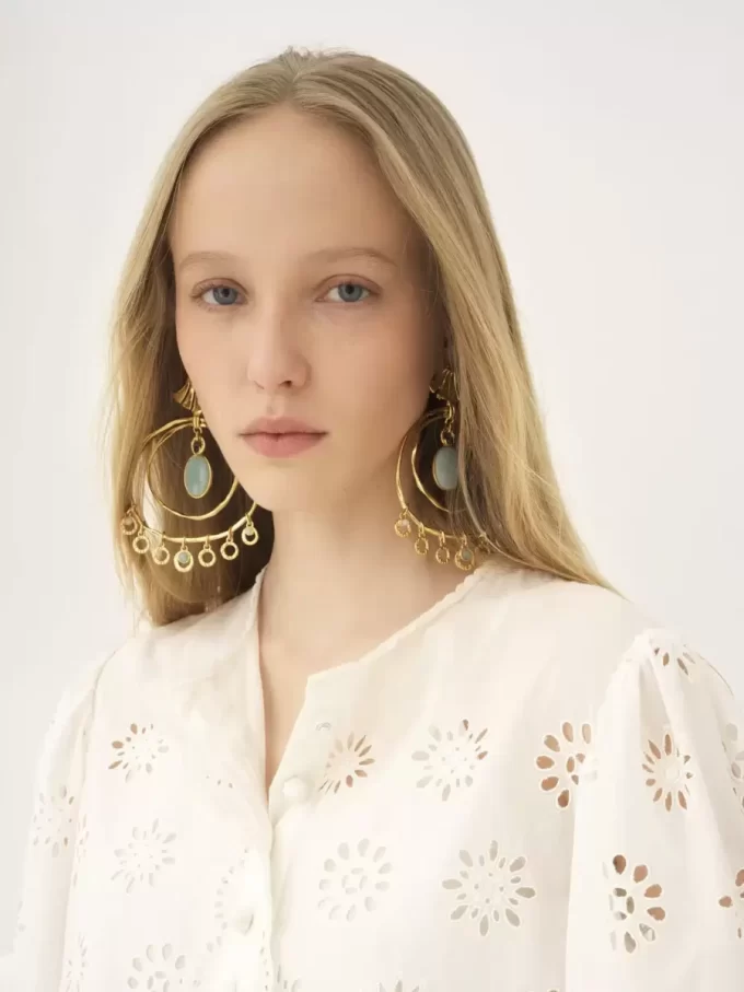 Chloé Ayçiçeği küpeleri