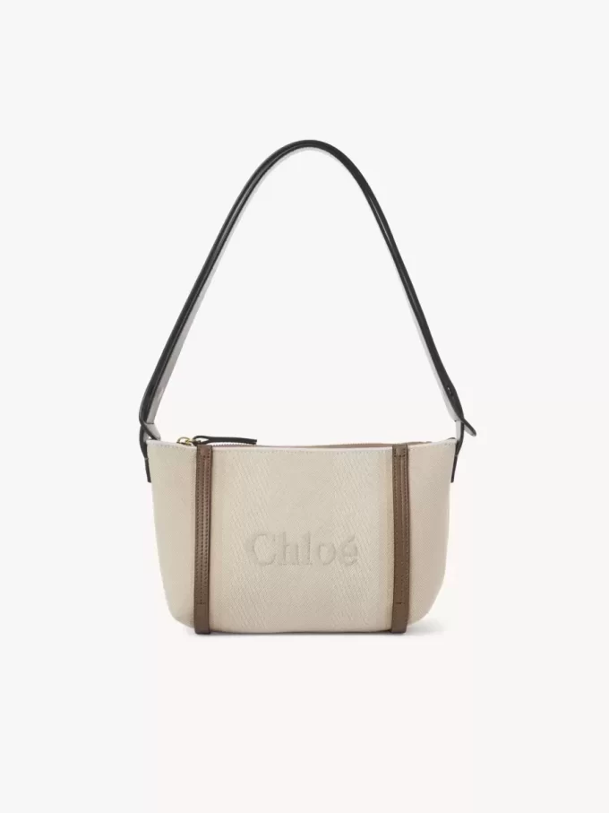 Chloé Carry kanvas omuz çantası Chloé Carry kanvas omuz çantası