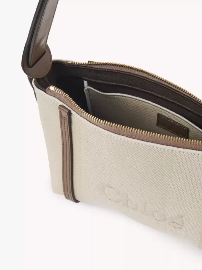 Chloé Carry kanvas omuz çantası Chloé Carry kanvas omuz çantası