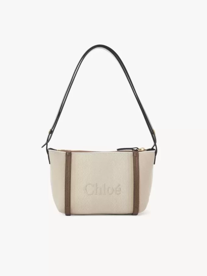 Chloé Carry kanvas omuz çantası Chloé Carry kanvas omuz çantası