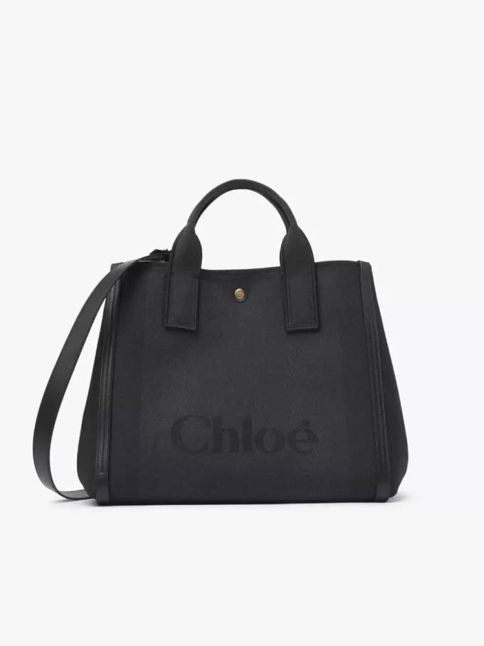 Chloé Carry kanvas tote çanta Chloé Carry kanvas tote çanta