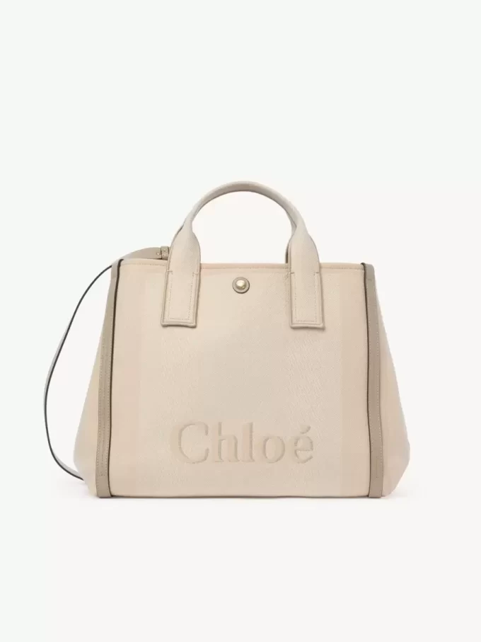 Chloé Carry kanvas tote çanta Chloé Carry kanvas tote çanta