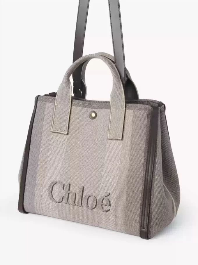 Chloé Carry kanvas tote çanta Chloé Carry kanvas tote çanta