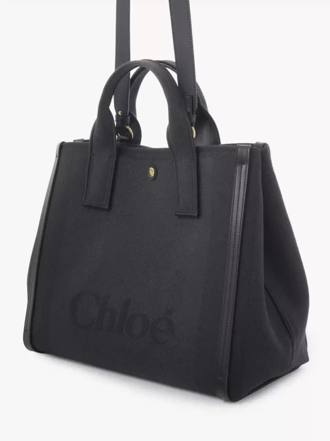 Chloé Carry kanvas tote çanta Chloé Carry kanvas tote çanta