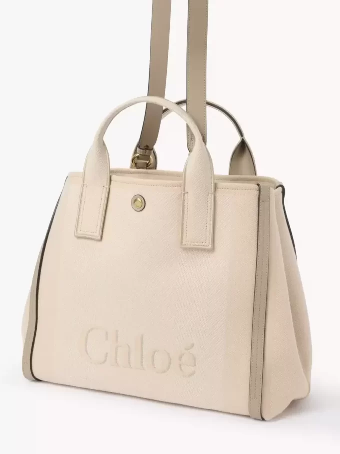 Chloé Carry kanvas tote çanta Chloé Carry kanvas tote çanta