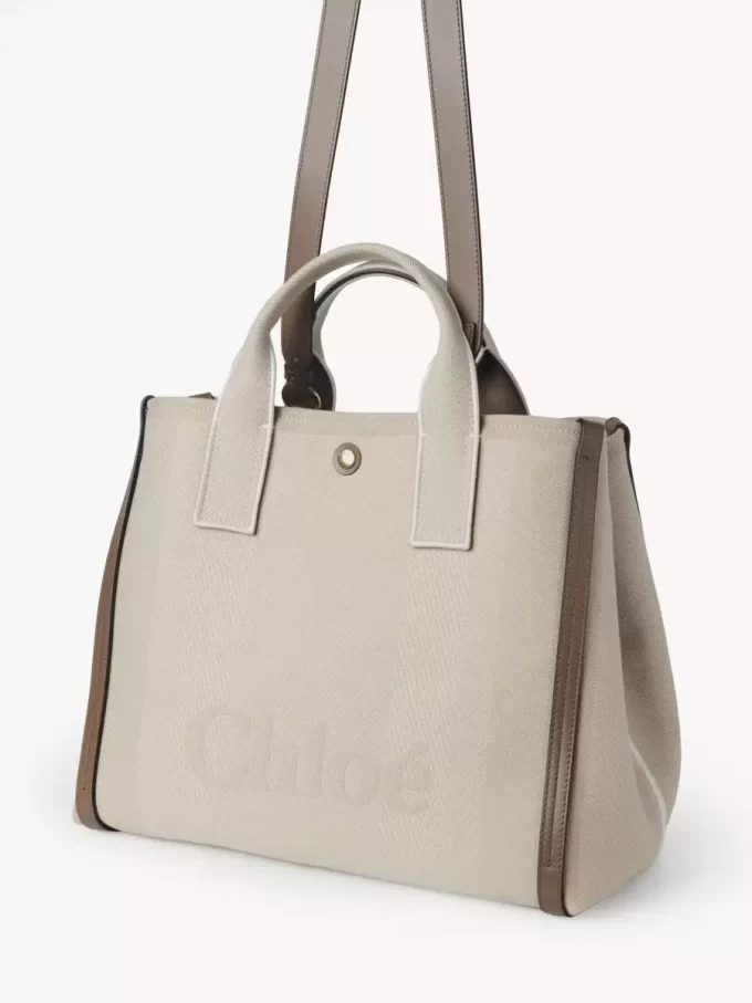Chloé Carry kanvas tote çanta Chloé Carry kanvas tote çanta