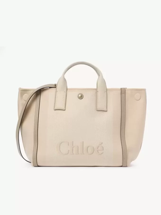 Chloé Carry kanvas tote çanta Chloé Carry kanvas tote çanta