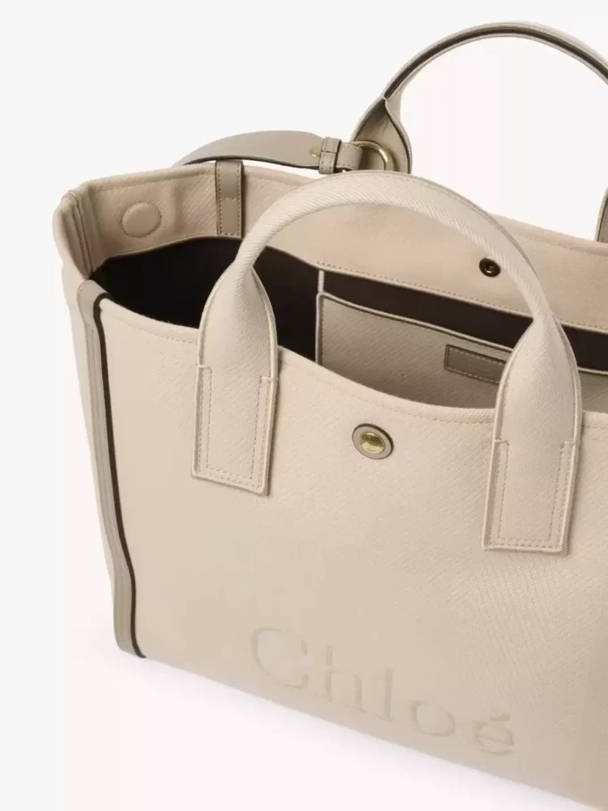 Chloé Carry kanvas tote çanta Chloé Carry kanvas tote çanta