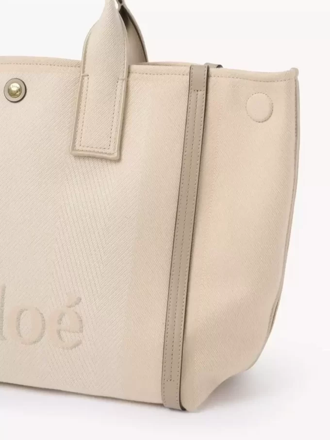 Chloé Carry kanvas tote çanta Chloé Carry kanvas tote çanta