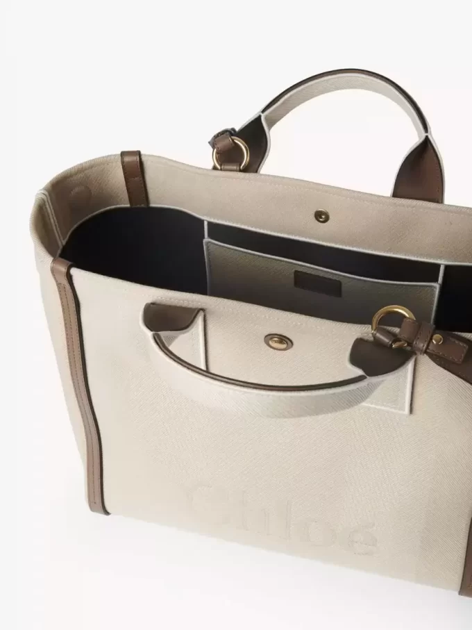 Chloé Carry kanvas tote çanta Chloé Carry kanvas tote çanta