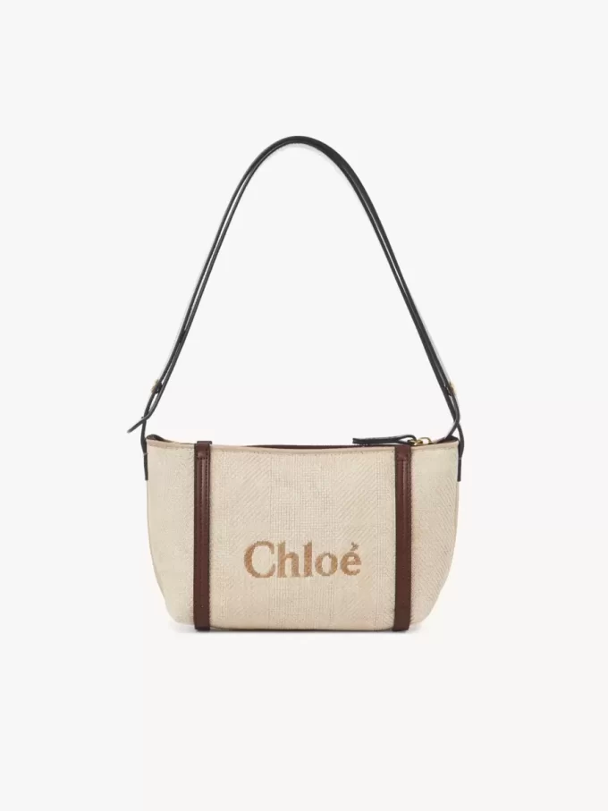 Chloé Carry rafia omuz çantası Chloé Carry rafia omuz çantası