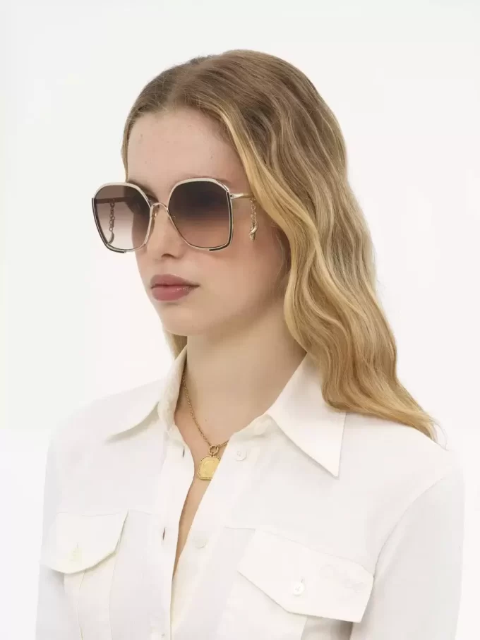Chloé Charms güneş gözlüğü Chloé Charms güneş gözlüğü