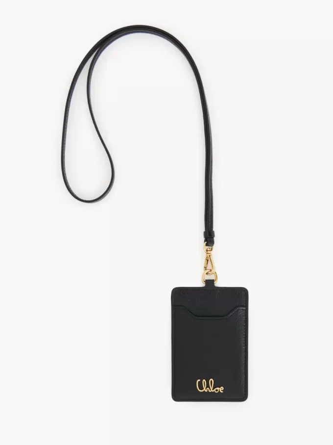 Chloé Iconic deri kart tutucu Chloé Iconic deri kart tutucu