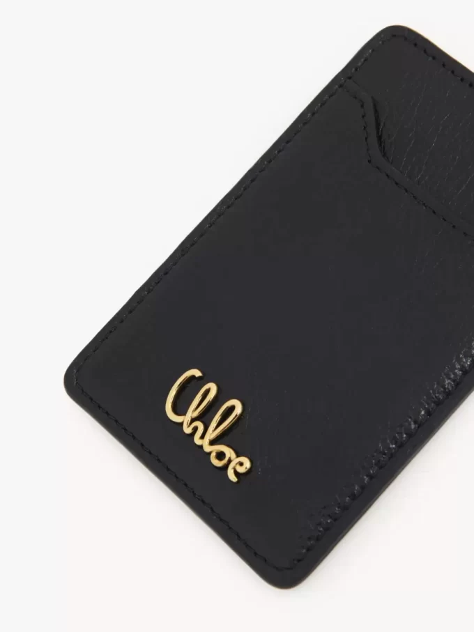Chloé Iconic deri kart tutucu Chloé Iconic deri kart tutucu