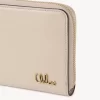 Chloé Iconic parlak deri fermuarlı uzun cüzdan Chloé Iconic parlak deri fermuarlı uzun cüzdan