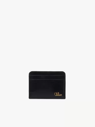 Chloé Iconic parlak deri kartlık Chloé Iconic parlak deri kartlık