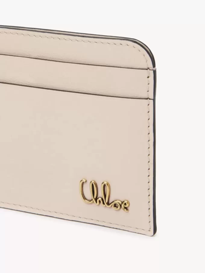 Chloé Iconic parlak deri kartlık Chloé Iconic parlak deri kartlık