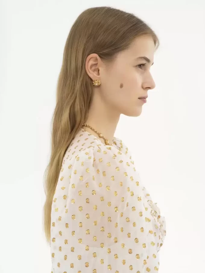 Chloé Mechanical Flowers küpeleri Chloé Mechanical Flowers küpeleri