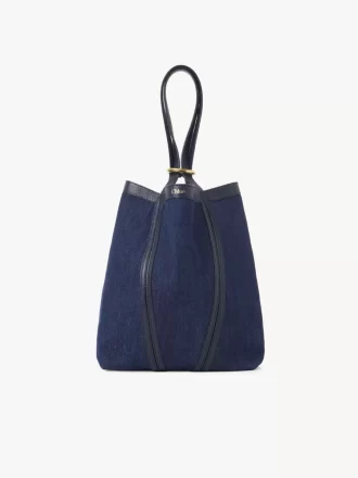 Chloé Spin denim tote çanta Chloé Spin denim tote çanta