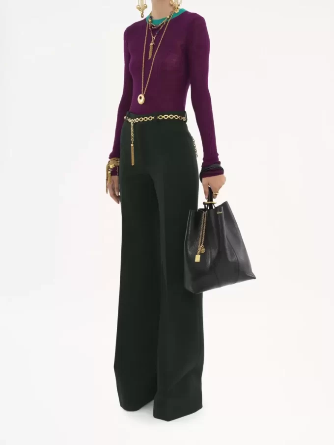 Chloé Spin deri tote çanta