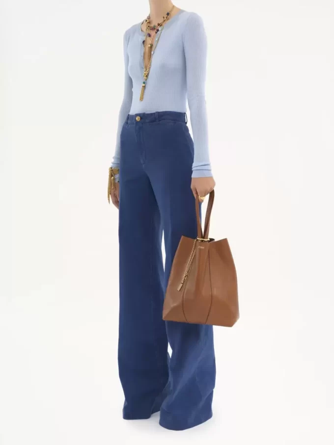 Chloé Spin deri tote çanta