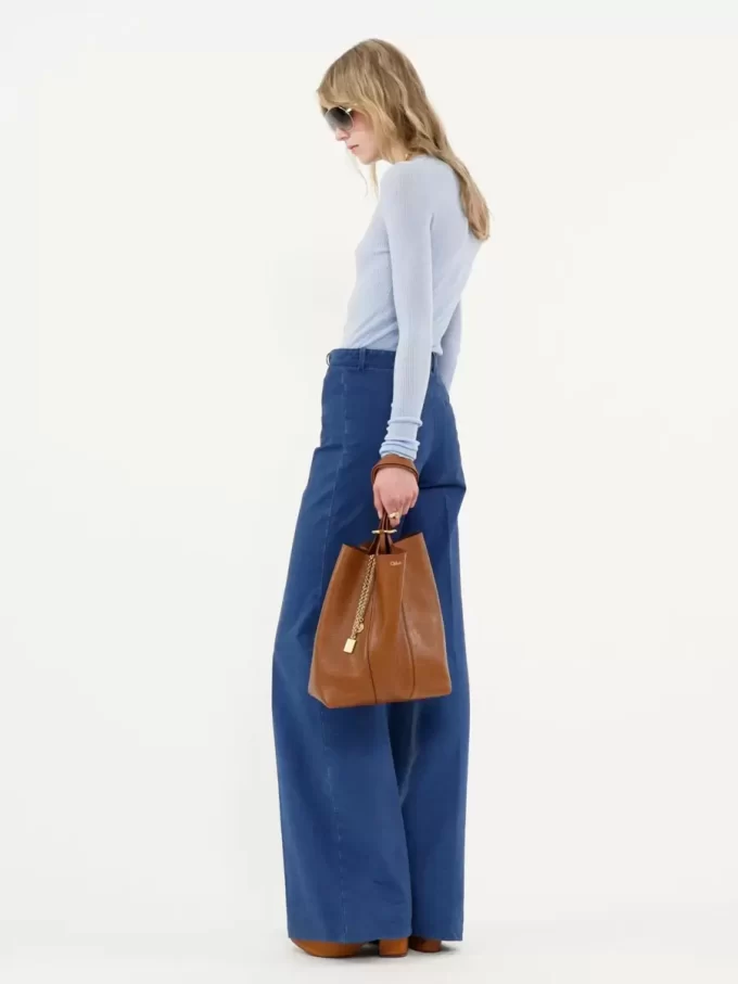 Chloé Spin deri tote çanta