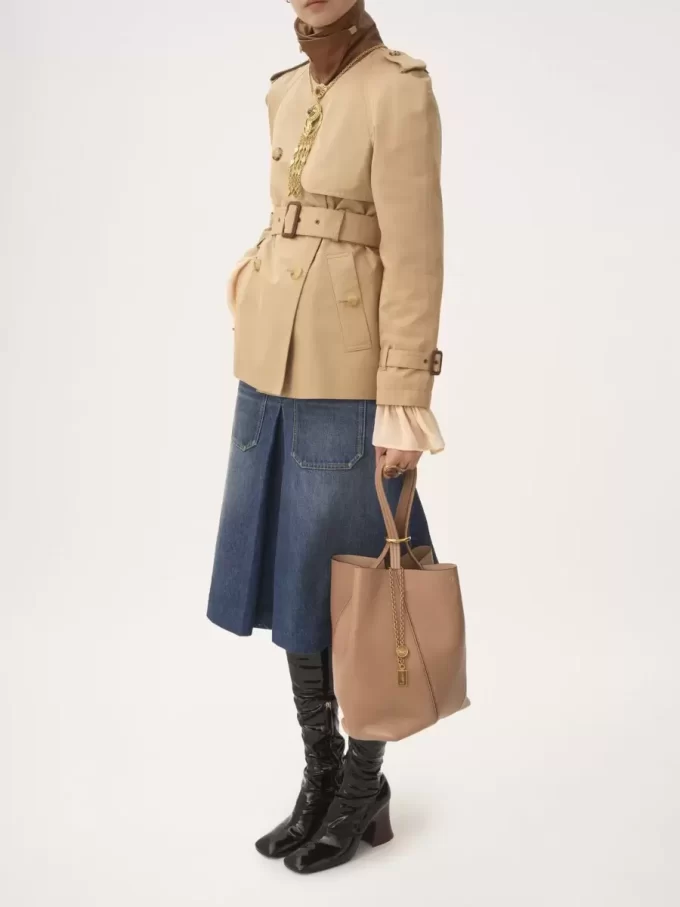 Chloé Spin deri tote çanta
