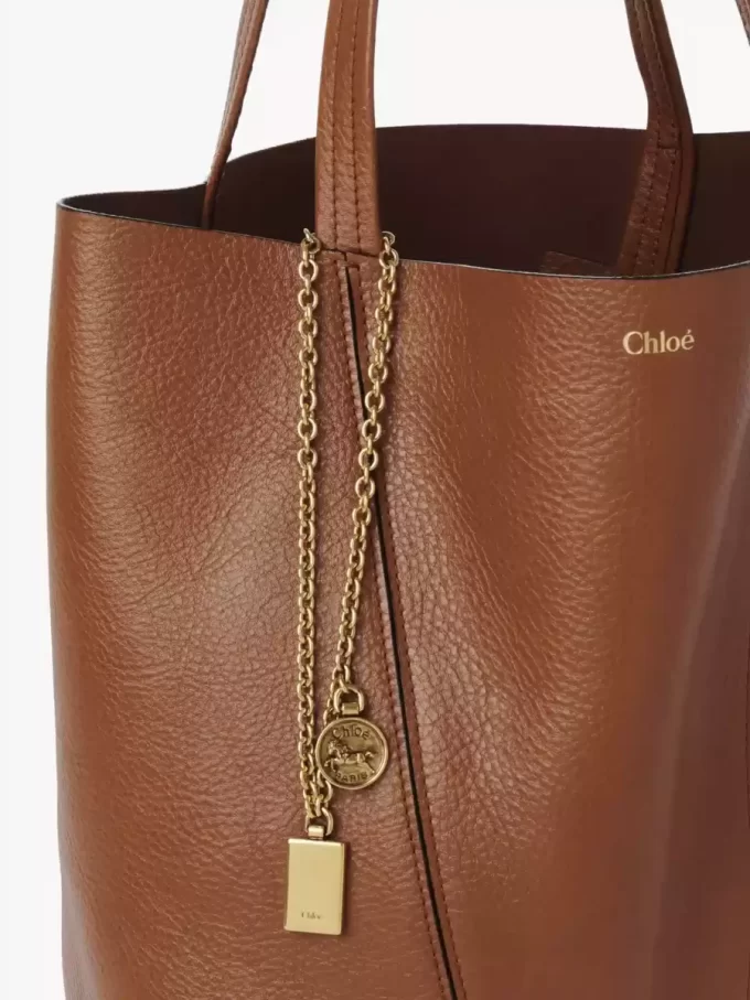 Chloé Spin deri tote çanta