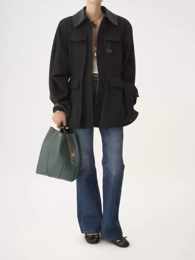 Chloé Spin deri tote çanta