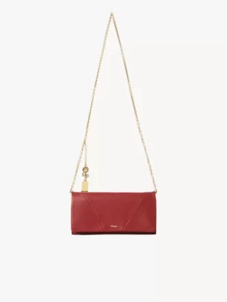 Chloé Spin kapaklı zincirli deri cüzdan Chloé Spin kapaklı zincirli deri cüzdan