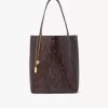 Chloé Spin piton görünümlü deri tote çanta Chloé Spin piton görünümlü deri tote çanta