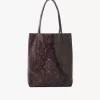 Chloé Spin piton görünümlü deri tote çanta Chloé Spin piton görünümlü deri tote çanta
