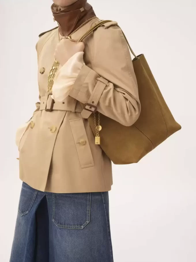Chloé Spin süet deri tote çanta Chloé Spin süet deri tote çanta